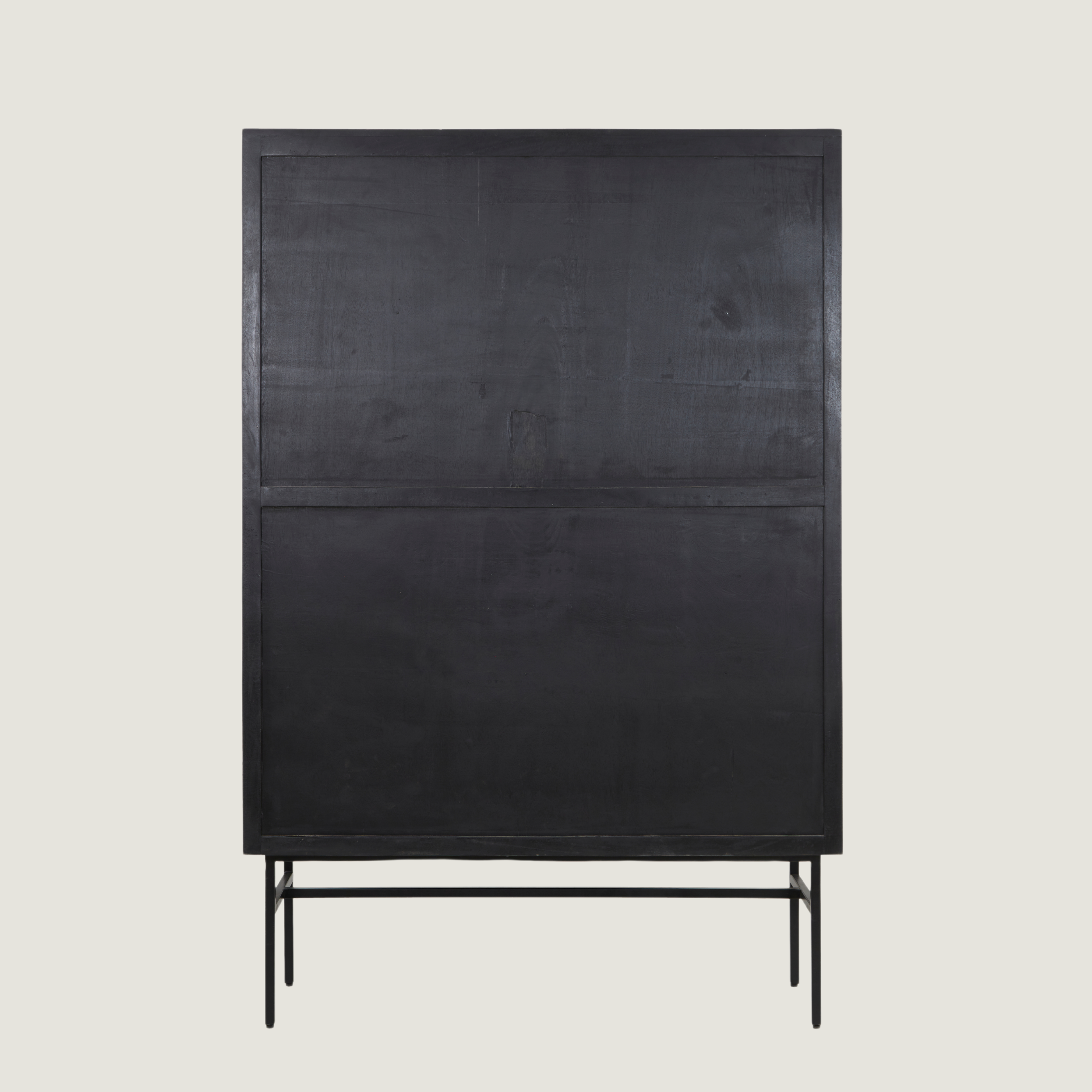 Belafonte Wide Standing Cabinet in Black Mango Wood