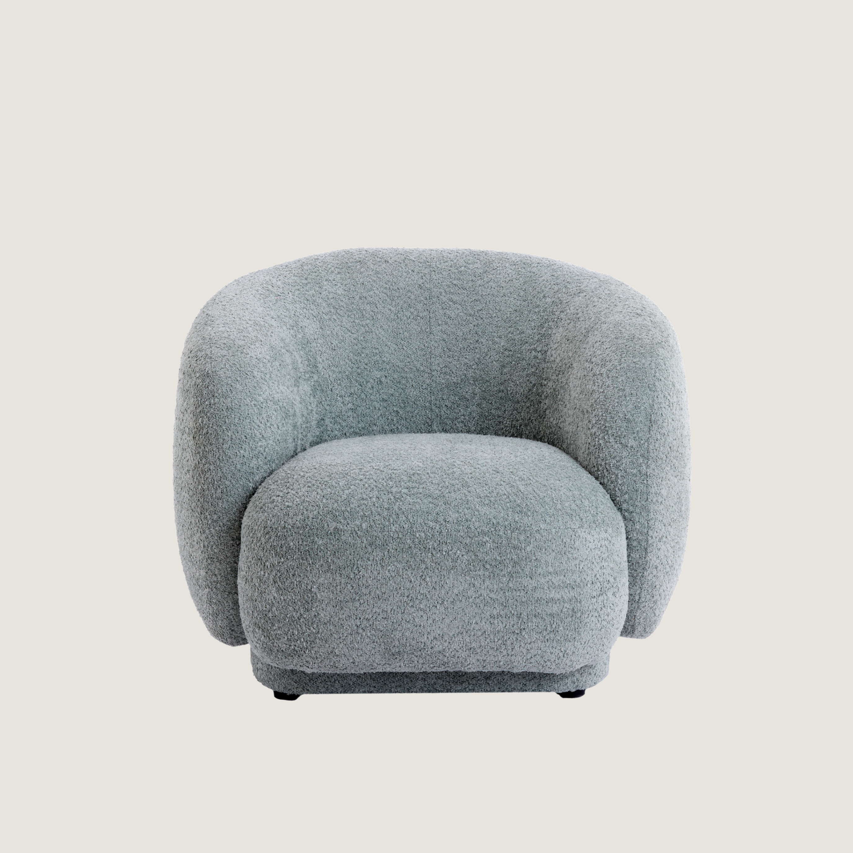 Astoria - Soft Textured Accent Lounge Chair In Mint