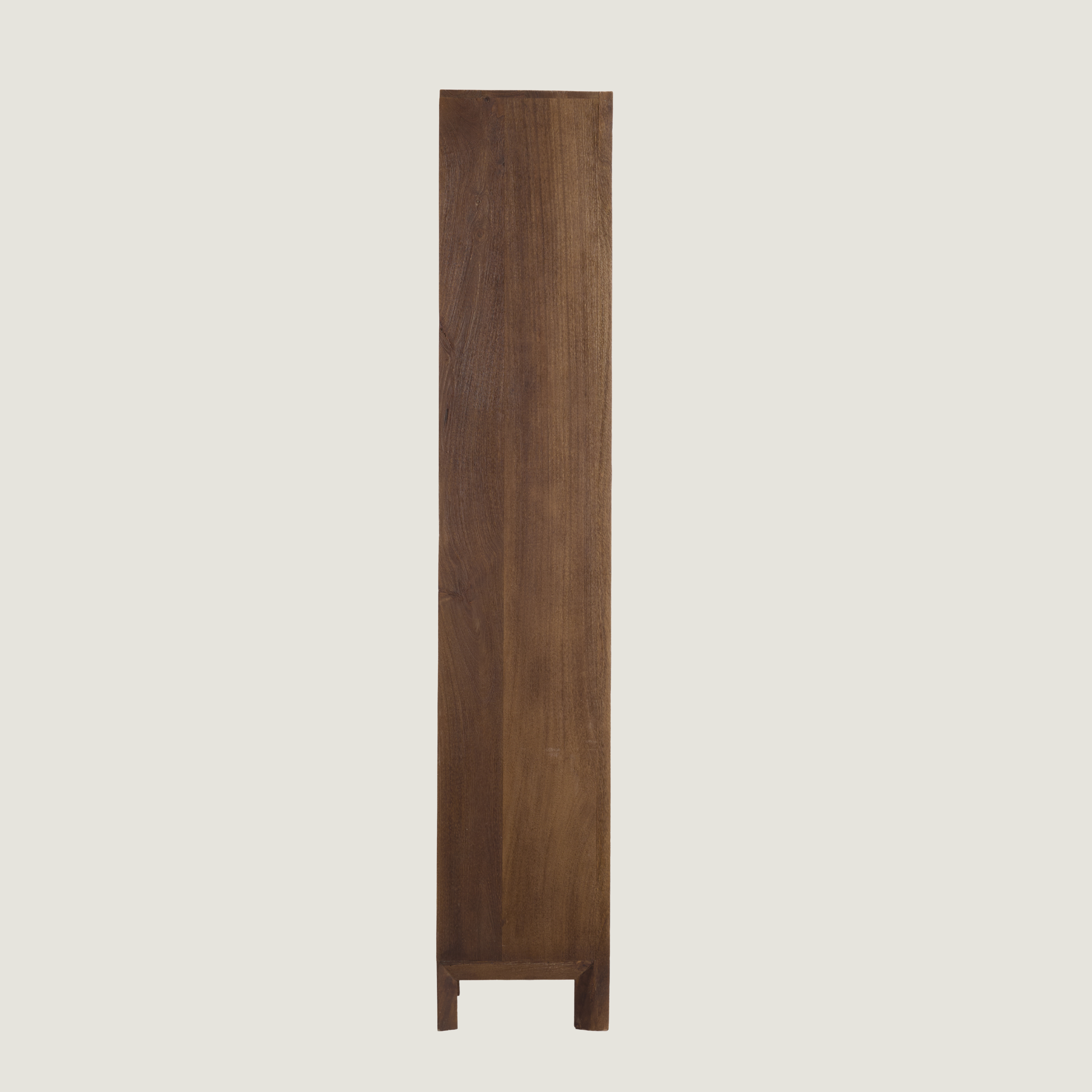Denali Living Room Shelving Unit With Storage In Dark Wood