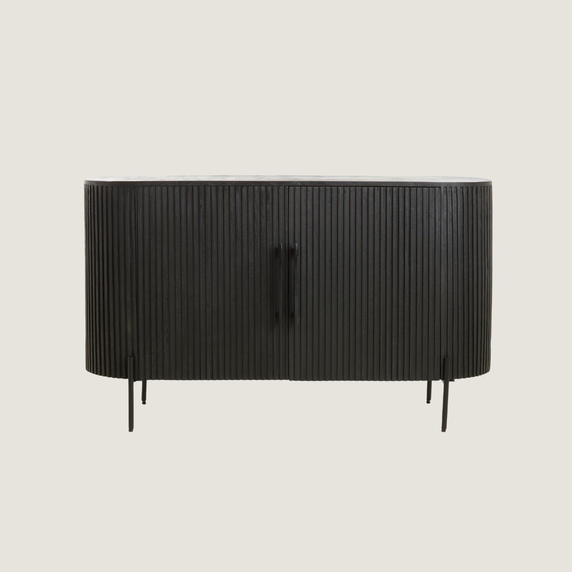 Belafonte Sideboard Display Cabinet in Black Mango Wood
