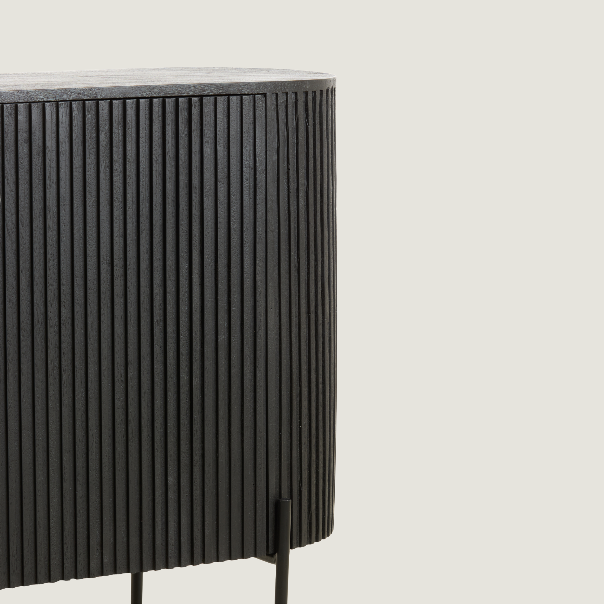 Belafonte Sideboard Display Cabinet in Black Mango Wood