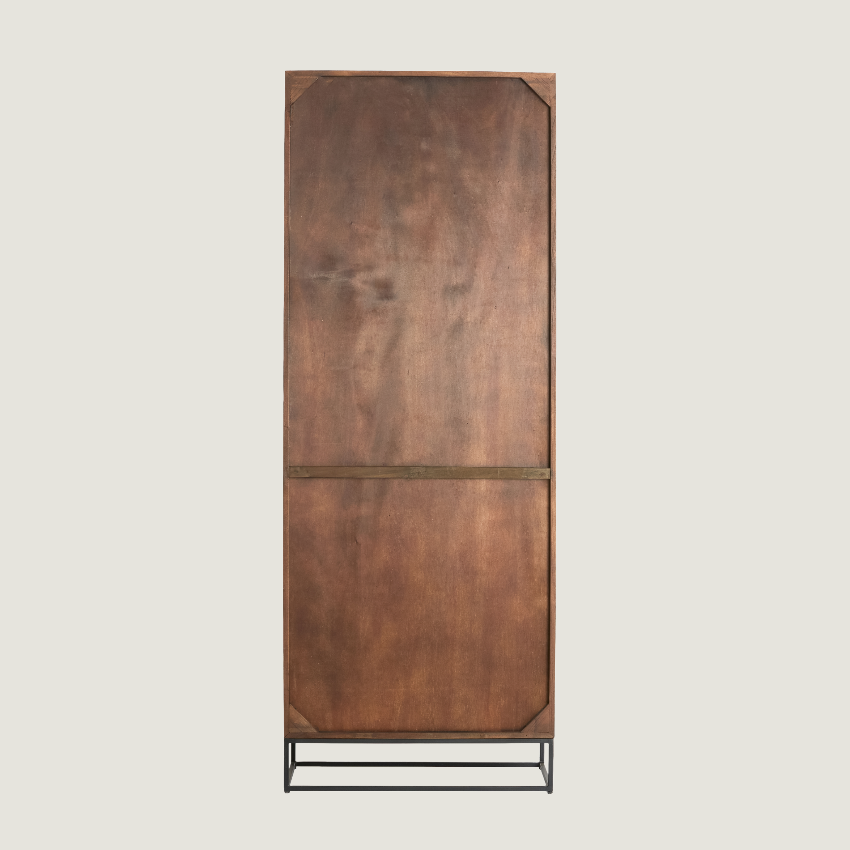 Denali Tall Wood Storage Cabinet with Doors and Shelving