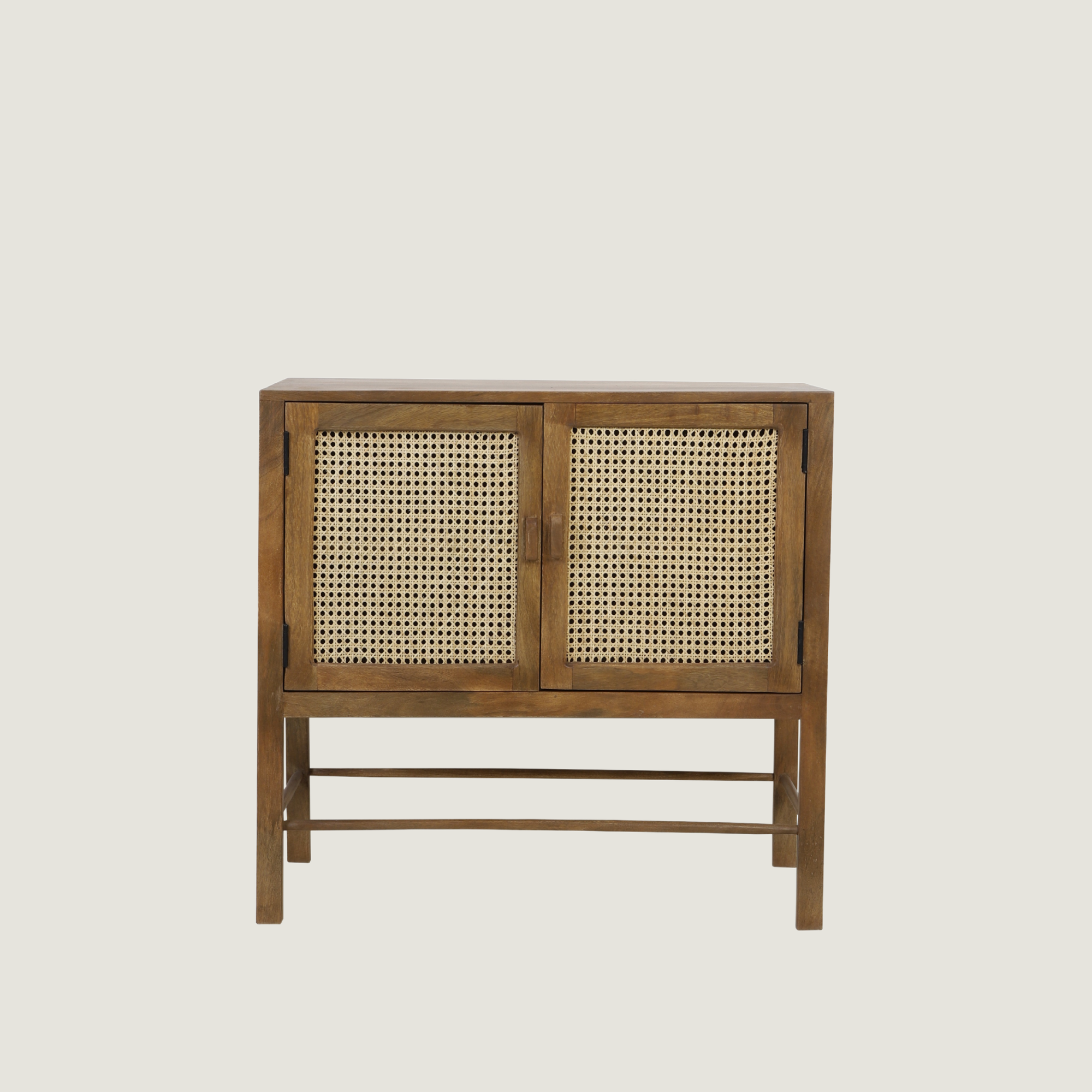 Kyoto Rattan Sideboard Cabinet in Natural Light Mango Wood