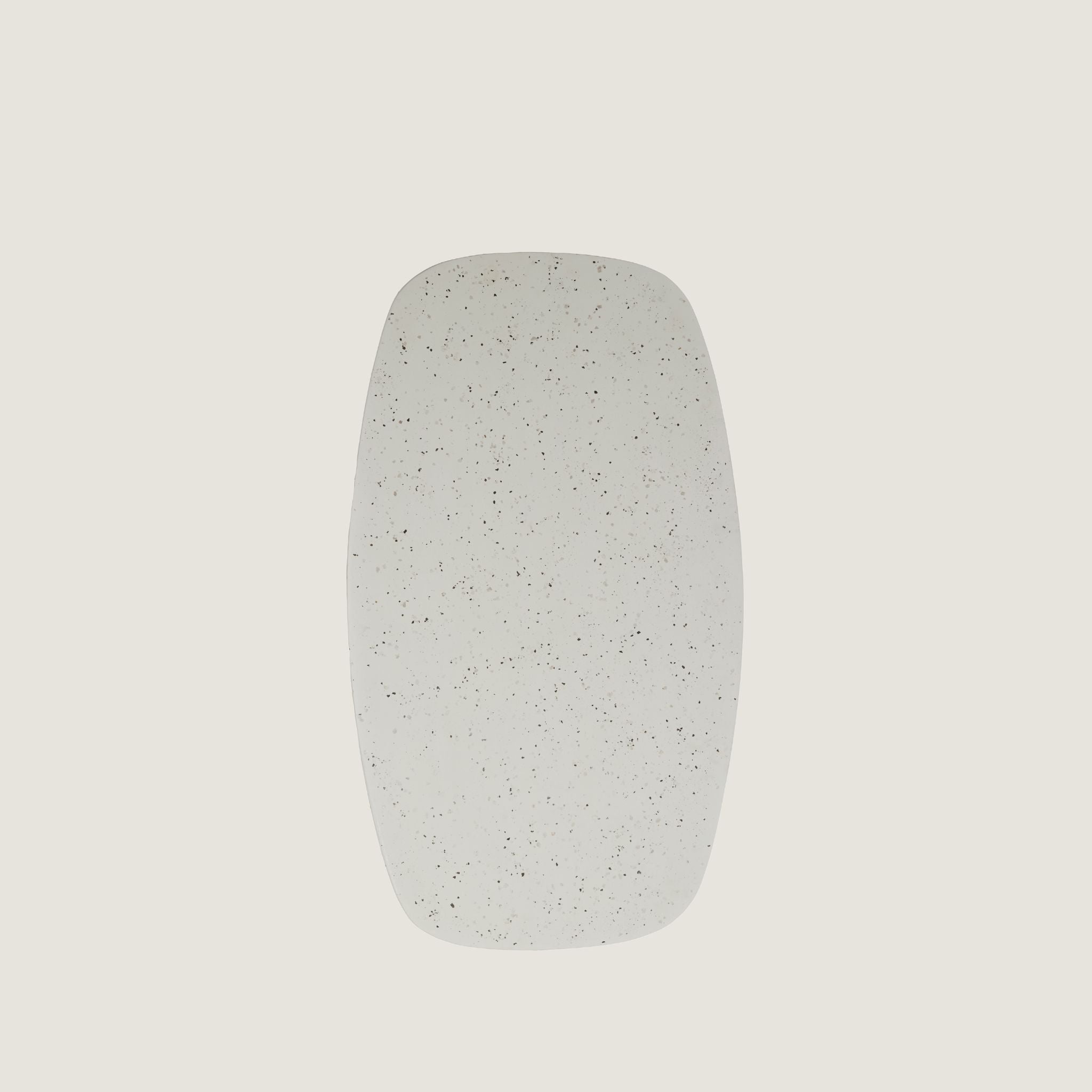 Minimal Terrazzo Coffee Table In White