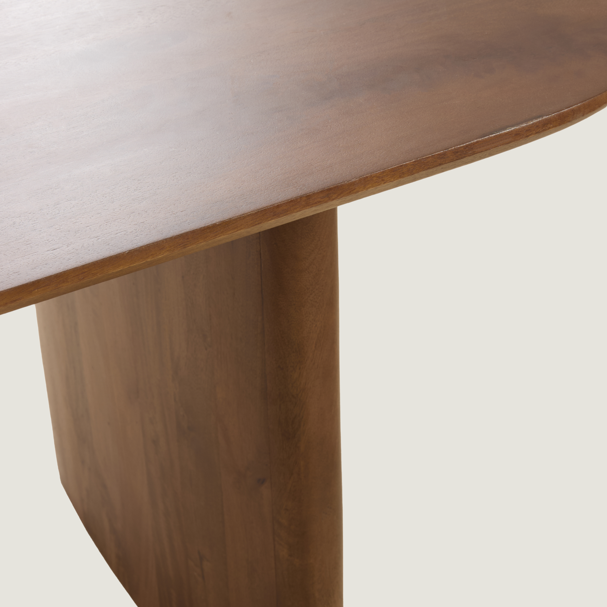 Atlas 6 Seater Dining Table Dark Acacia Wood