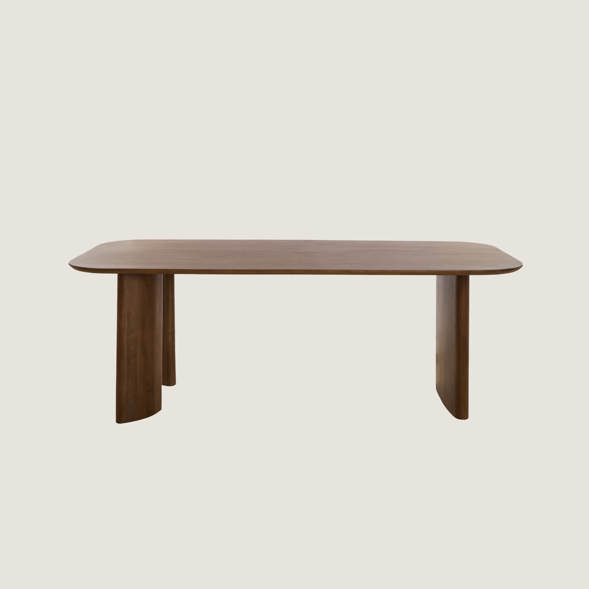 Atlas 8 Seater Dining Table Dark Acacia Wood