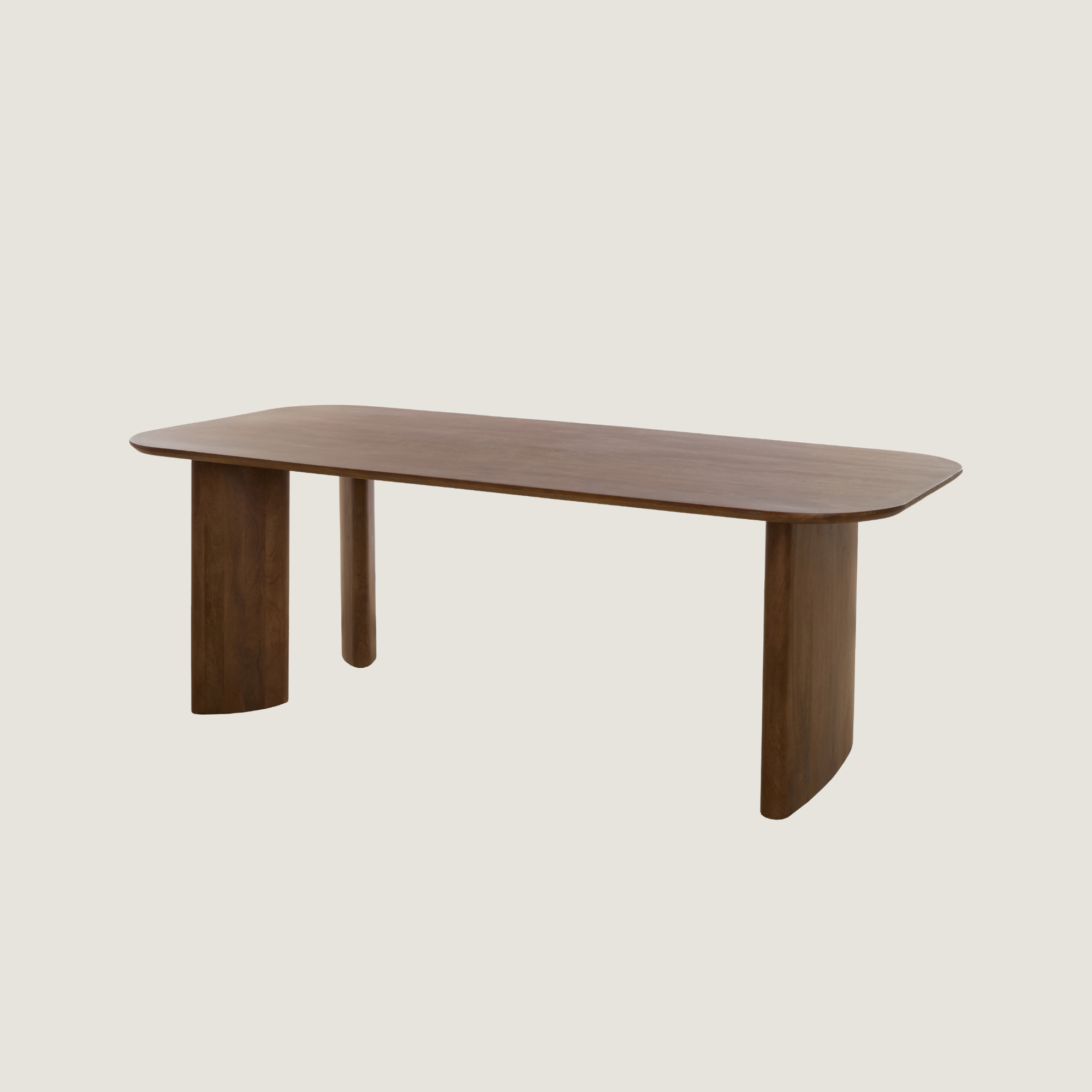 Atlas 8 Seater Dining Table Dark Acacia Wood