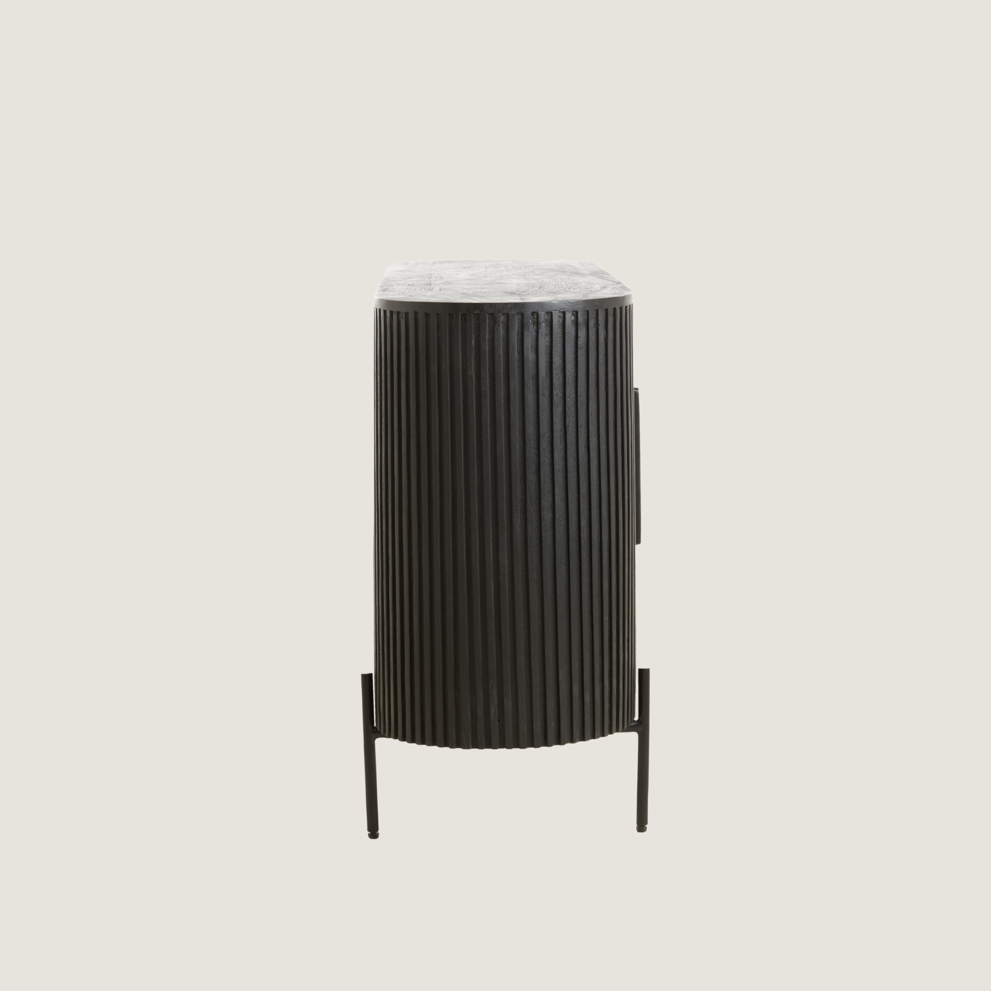 Belafonte Sideboard Display Cabinet in Black Mango Wood