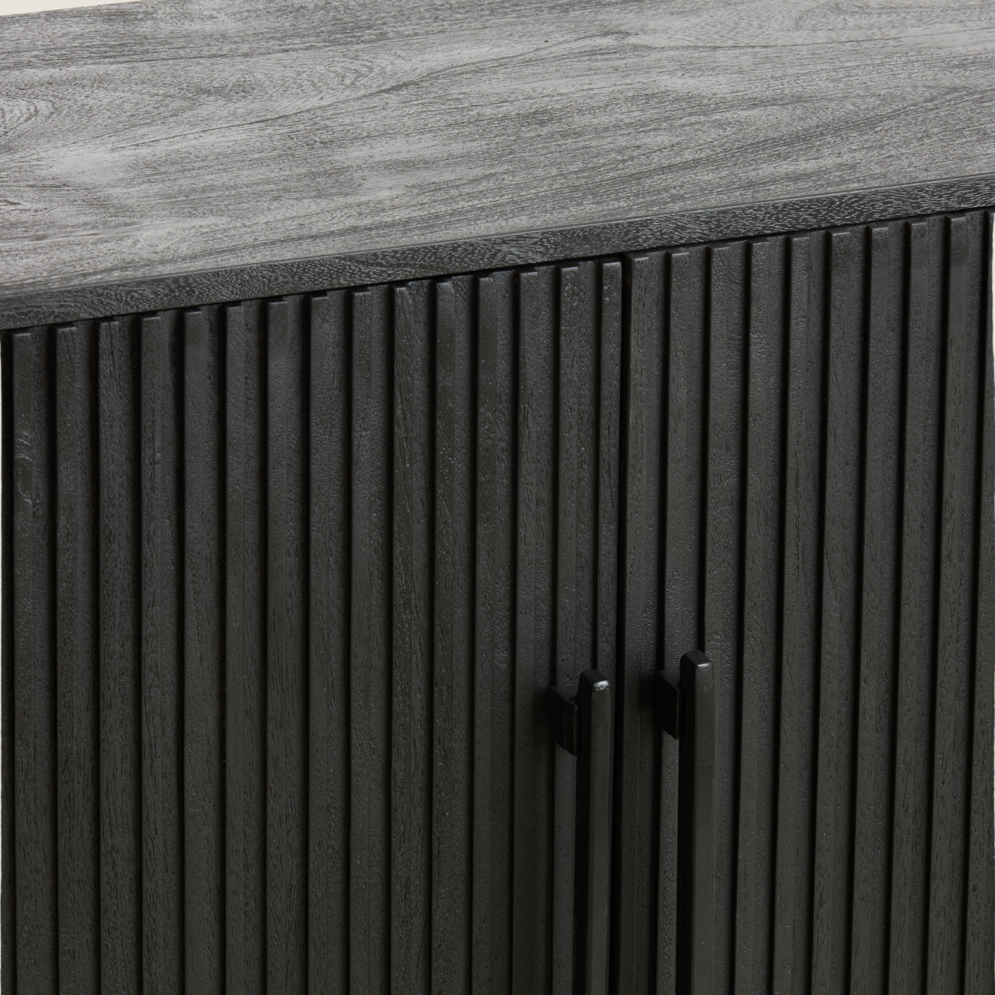 Belafonte Sideboard Display Cabinet in Black Mango Wood