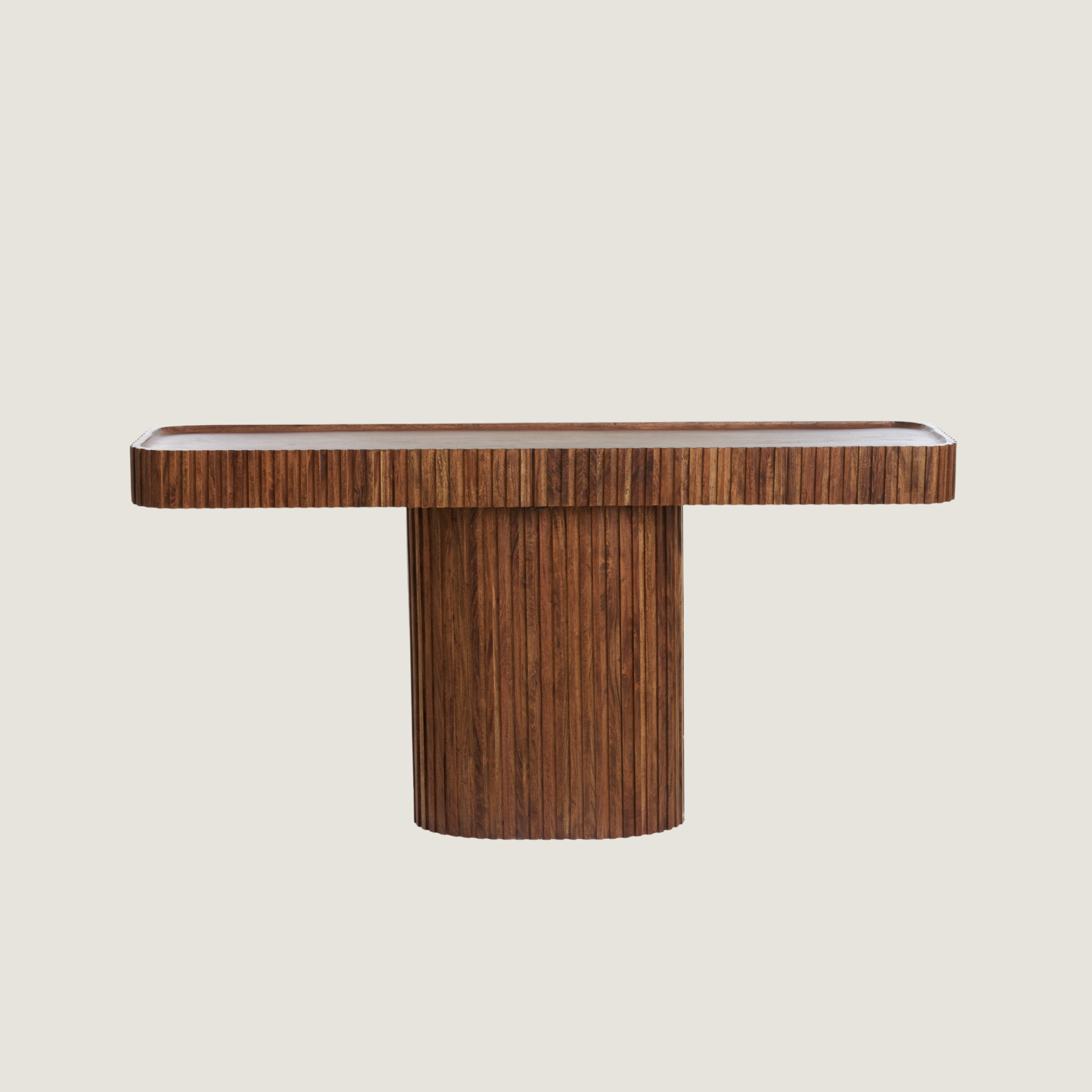 Belafonte Narrow Console Table Made with Dark Acacia Wood