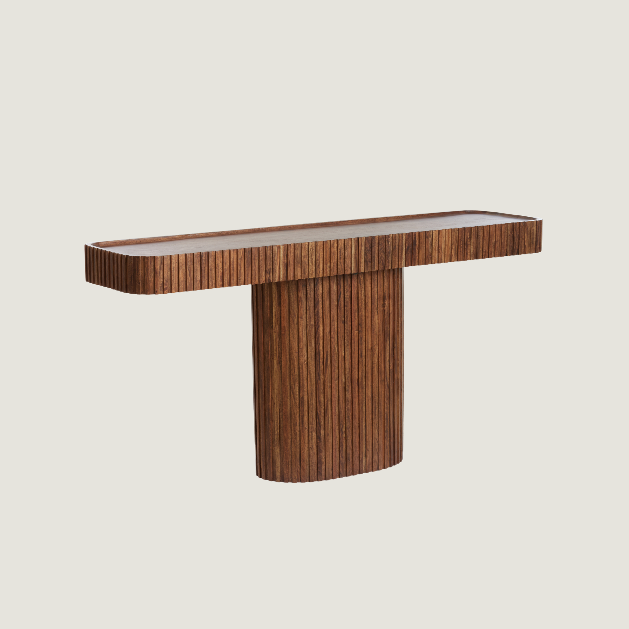 Belafonte Narrow Console Table Made with Dark Acacia Wood