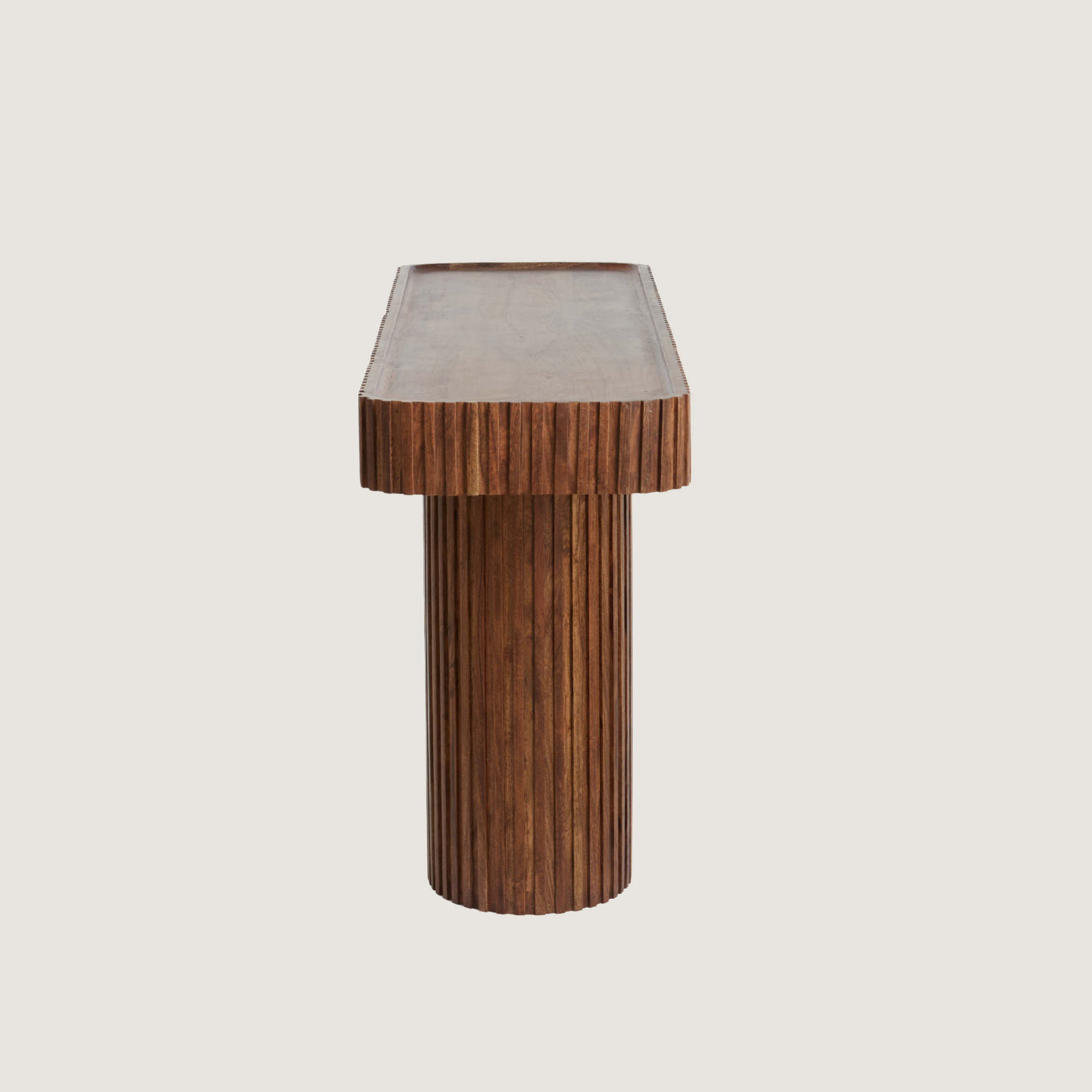 Belafonte Narrow Console Table Made with Dark Acacia Wood